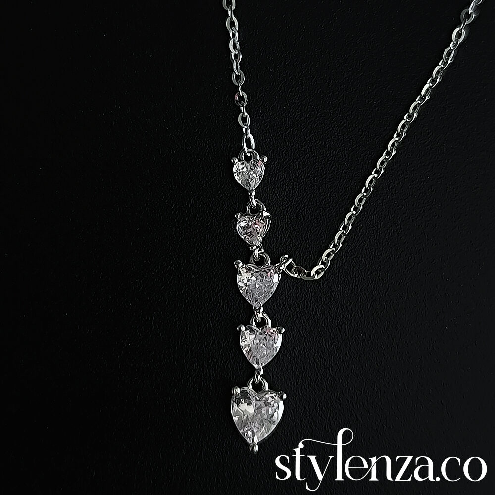 925 Sterling Silver Heart Necklace